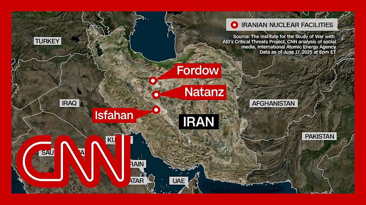 Trump announces strikes on nuclear sites in Iran