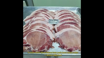 Frozen pork meat slicer bacon ham pork beef meat cutter cooked meat slicer sausage slice cutter