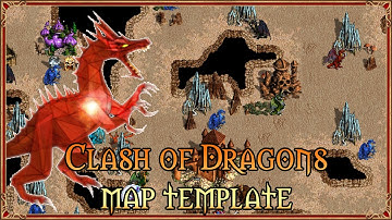 Clash of Dragons template - play this map template if you LIKE many dragons!
