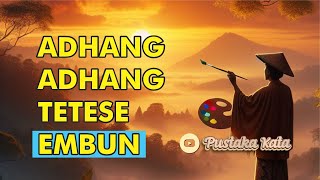 Peribahasa Jawa 'Adhang-Adhang Tetese Embun' | Makna dan Arti