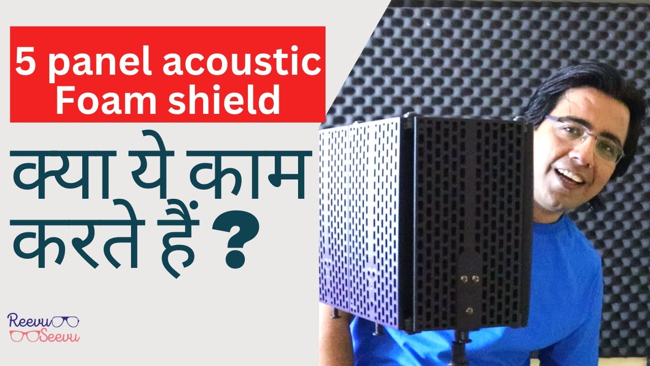 "Acoustic panels :Check Out What This Five Panel Acoustic Shield Does for your studio"