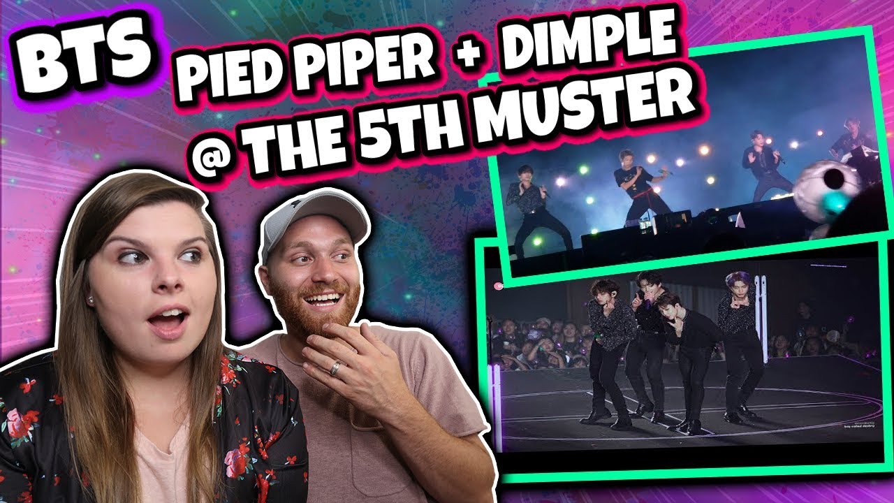 Bts 5Th Muster Magic Shop- Pied​ Piper​ + 보조개​ Dimple - Jimin Jin​  Jungkook​ V Reaction - Youtube