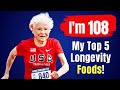 Julia hawkins 108 yr old i eat top 5 food  dont get old antiaging benefits