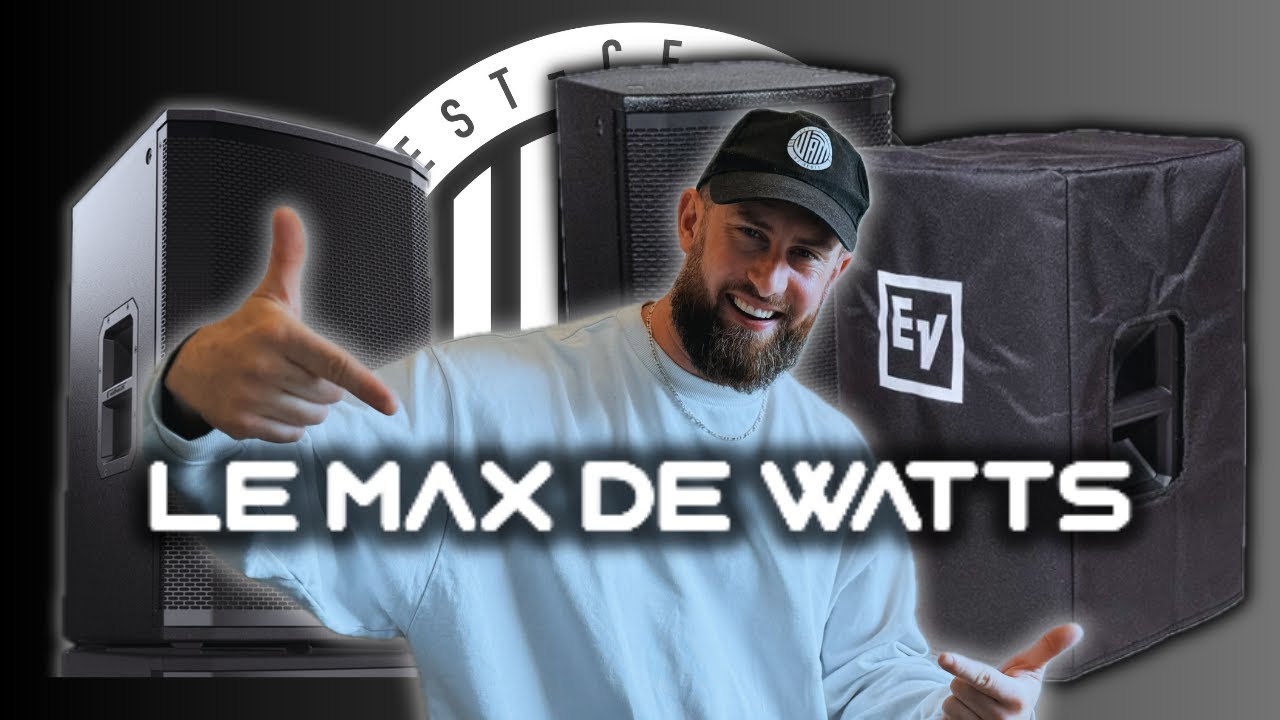 JE TESTE MES NOUVELLES ENCEINTES ELECTRO-VOICE ETX-15P !