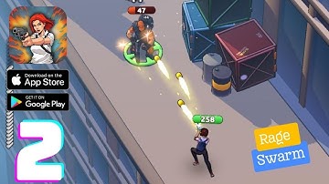 Rage Swarm Game Gameplay Walkthrough - Part 2 (iOS, Android)