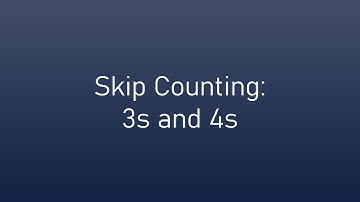 CC Week 2 Math Skip Counting 3s and 4s 5th Ed
