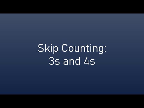 CC Week 2 Math Skip Counting 3s and 4s 5th Ed