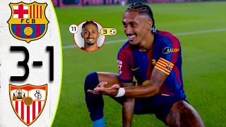 [OMG] Raphinha HATTRICK | Barcelona vs Sevilla 3-1 Highlights LALIGA 2026