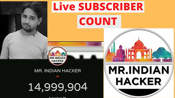 Mr Indian Hacker live subscriber count | Live counter | Mr indian Hacker