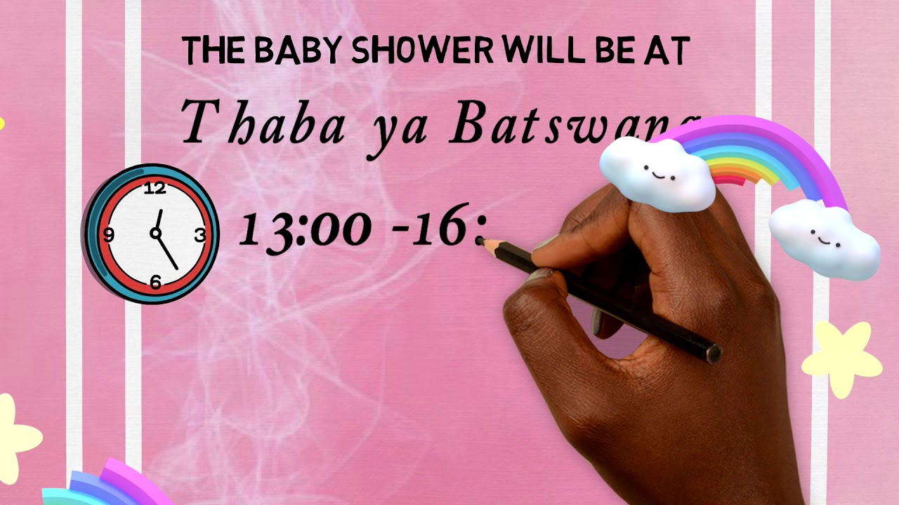 Baby Shower Invite Idea To Send Via Whatsapp Youtube