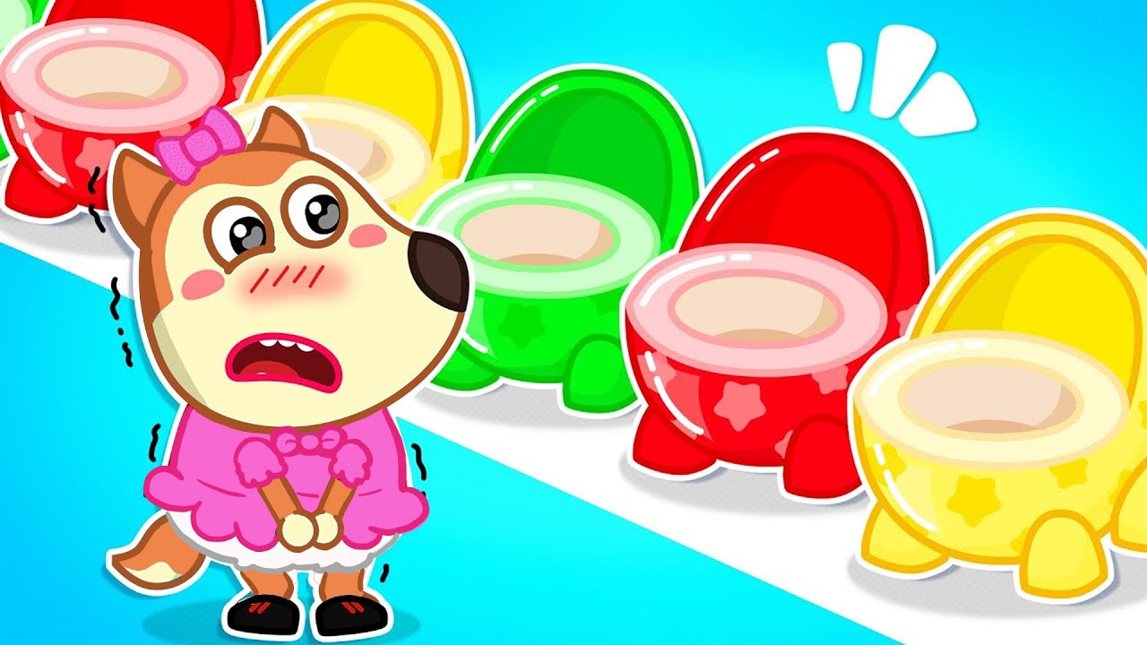Toilet Merah, Kuning, Hijau, Warna Apa Yang Kamu Suka? Pelatihan Toilet Untuk Bayi | Wolf Indonesia