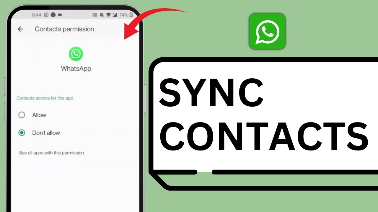 How to Sync WhatsApp Contacts Full Guide YouTube