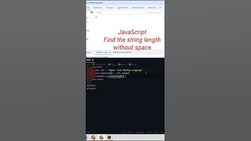 Count the string length without space, JavaScript