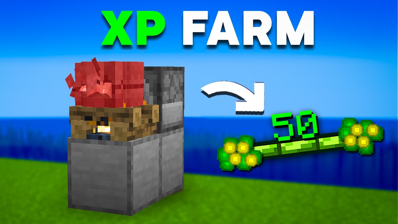 Minecraft EASIEST XP FARM 26.1.2 + - YouTube