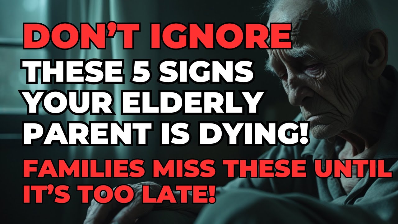 5 Common Signs an Elderly Person Is Nearing the End of Life!