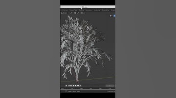 How To Create Tree In Blender #shortblendertutorial #blendertutorial