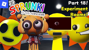 3D Sprunki RP And Animations [PART 18, Experiment Rooms] : roblox mascot gameplay walkthrough