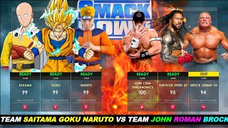 Can Team Anime Defeat Team Roman Reigns WWE 2K22