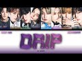 AI COVER BABYMONSTER STRAY KIDS DRIP Colour Coded Lyrics 