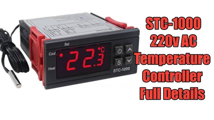 KETOTEK Digitaler Temperaturregler mit 2 Fühler 230V 220V, STC 3008  Thermostat Temperaturschalter Heizung Kühlung Temperaturgesteuerte Regler  Relais : : Haustier