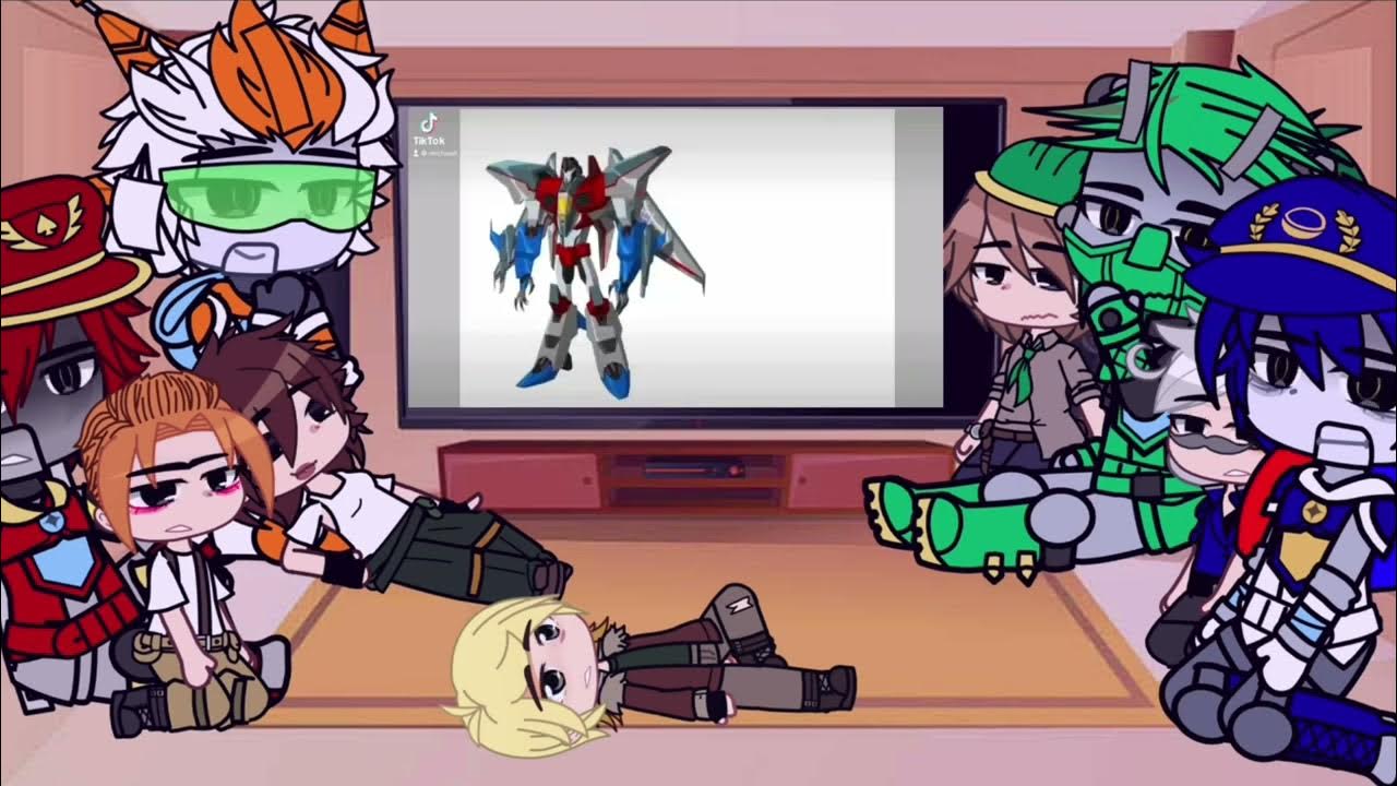 Rescue bots and the burns family react to Starscream as blades dad
