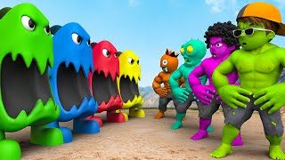 Rescue Full Evolution of Team HULK VS Bad Guy Garten of Banban | HULK 2D 3D Animation IRL