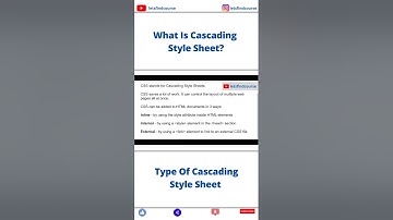 What Is CSS | Types Of CSS #css