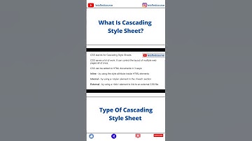 What Is CSS | Types Of CSS #css