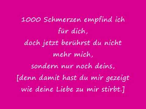 » Tausend Schmerzen empfind ich für dich.