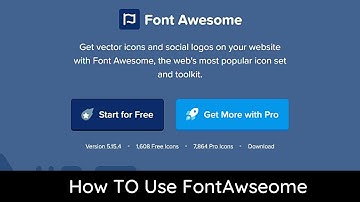 How to Use FontAwesome Icons in HTML/Css