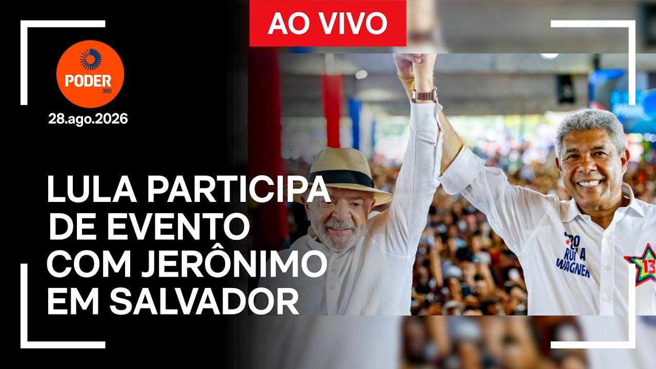 Ao Vivo: Lula participa de evento de campanha Jerônimo Rodrigues na BA