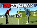 Epic battle with tiger woods pga tour 2k23 career mode part 111