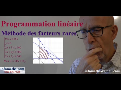 PROGRAMMATION LINÉAIRE EN