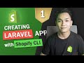 How to create laravel shopify apps using shopify cli tutorial