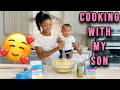 COOKING WITH MY SON FOR THE FIRST TIME 🥰 ( Thanksgiving Vlog )