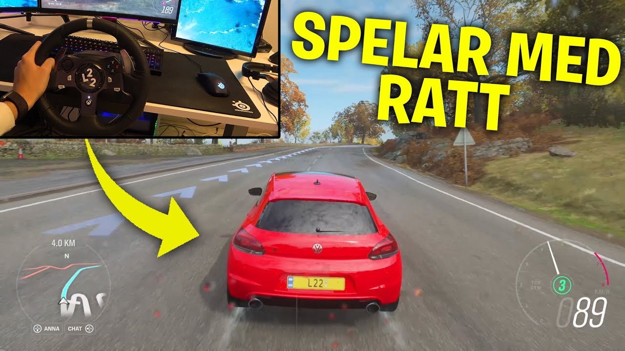 Forza Horizon 4 Spelar Med Ratt Pedaler Antligen Youtube