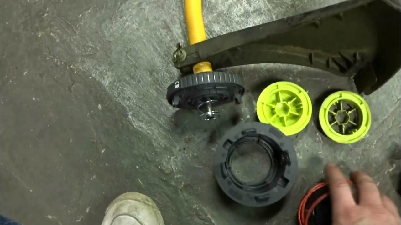 How to Remove & Install a Old & New Ryobi Bump & Feed Head YouTube