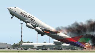 B747 Pilot Made The Biggest Mistake During Emergency Landing | XP11 by ANHVGTA 2,908 views 5 months ago 3 minutes, 38 seconds