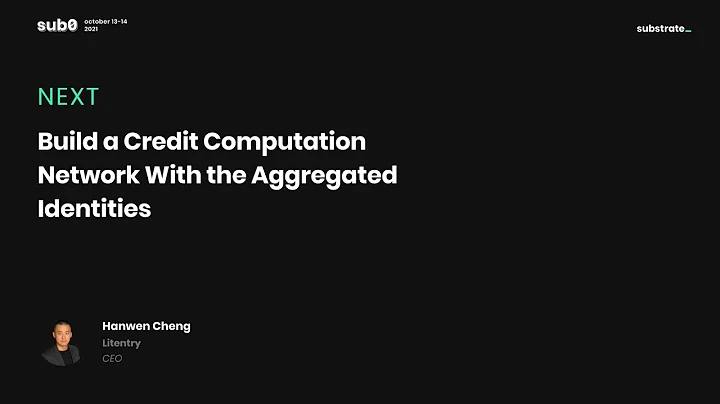 Build a Credit Computation Network With the Aggreg...