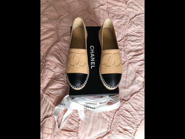 CHANEL Shoes Unboxing  #Espadrilles from the Cruise 2017/2018 Collection  #13 