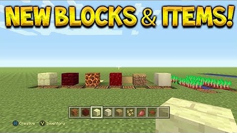 Minecraft Console Edition - Title Update 43 All NEW Blocks & Items Full Tutorial (Console Edition)