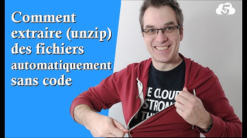 Comment extraire (unzip) des fichiers automatiquement sans code