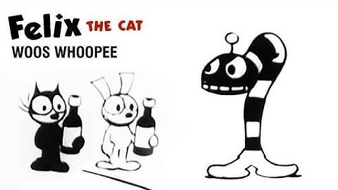 Felix the Cat E173 Woos Whoopee (FROM Cinemascope) HQ HD