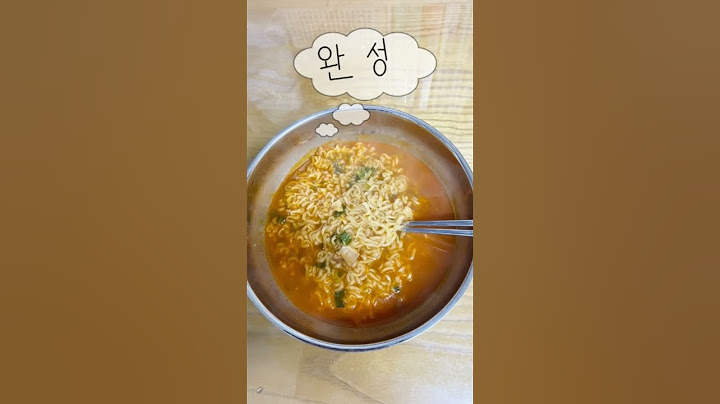 오늘은 요리사 (我是厨师) 짜파게티일까? 내가 Ramen りょうりかた  Simmer