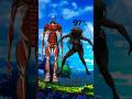 chances of AOT Titan's Winning against colossal Titan #anime #shorts