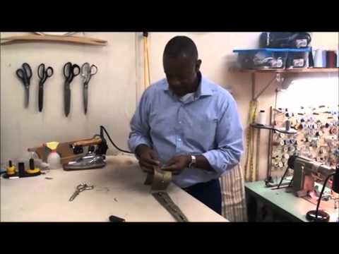 How to make a HAND-CRAFTED tie with Robert Surratt