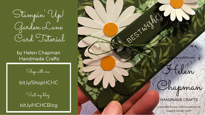Stampin Up! Garden Lane DSP Card Tutorial by Helen...