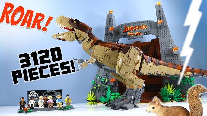 LEGO 75936 Jurassic Park: T. rex Rampage, the biggest LEGO dino ever  [Review + Interview] - The Brothers Brick