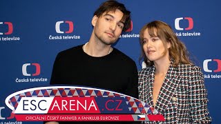 Čtyři otázky pro Emmu Smetanu a Jordana Haje (ESC Arena)