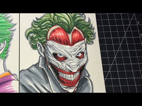 How to draw the Joker - YouTube